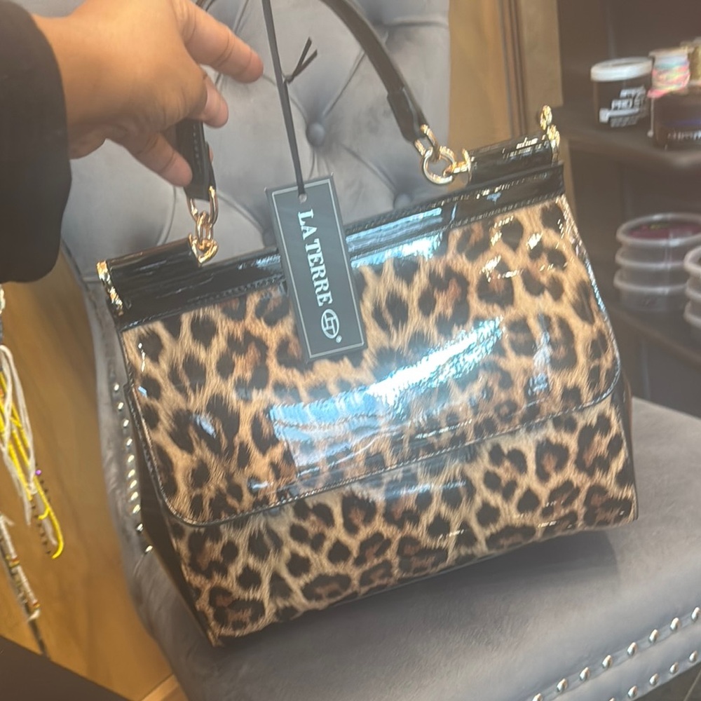 Leopard Print Women's Bag